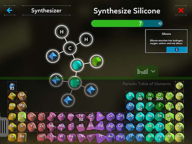 Building a compound in Blue Apprentice.