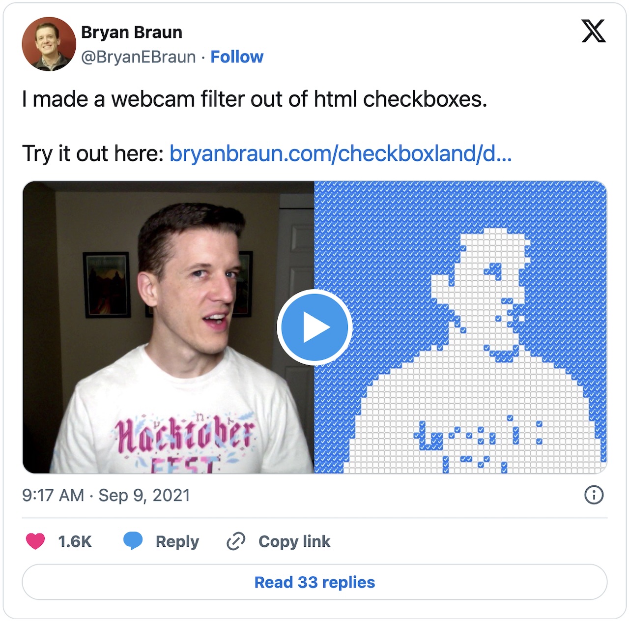 I made a webcam filter out of html checkboxes. Try it out here: