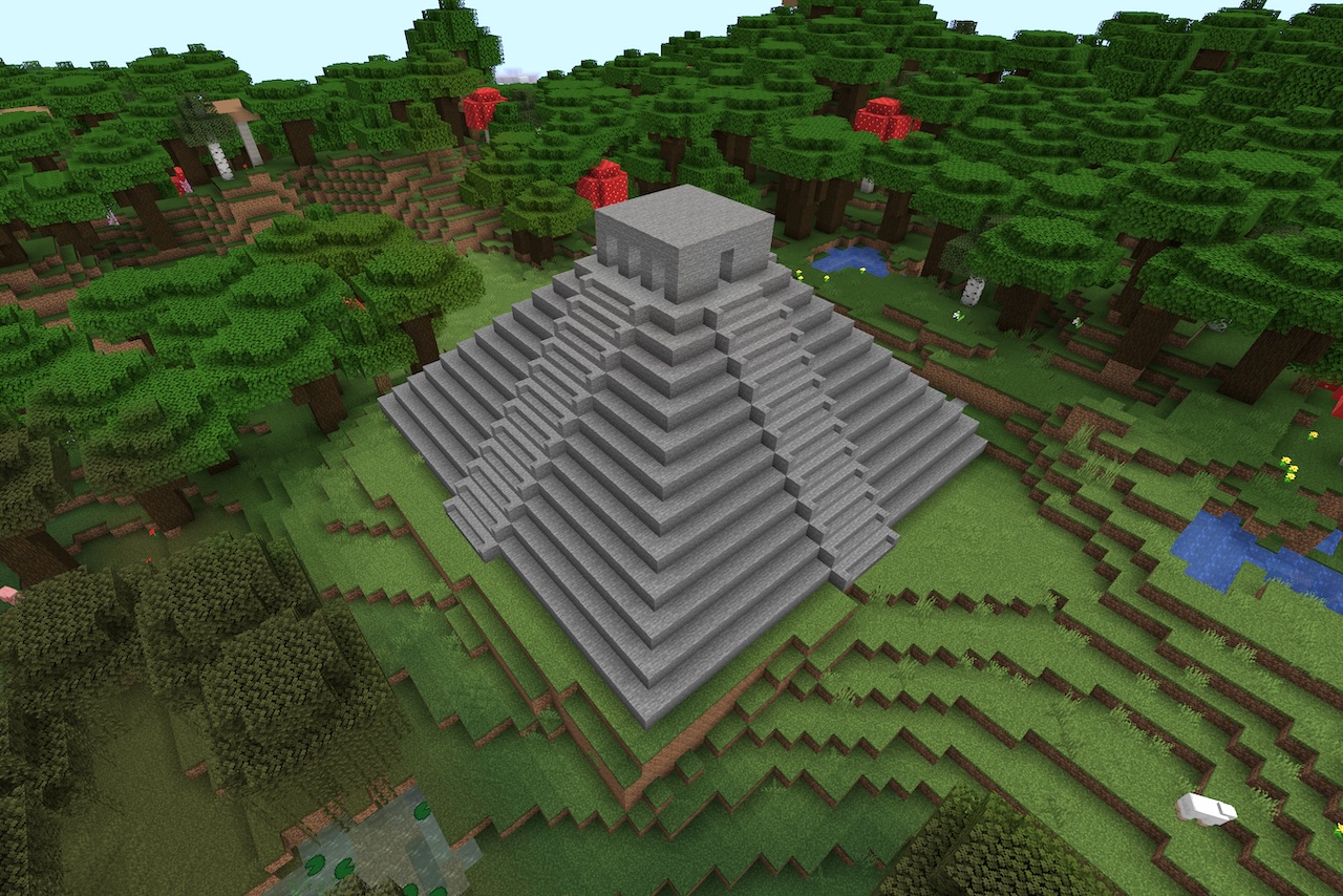 Itza, built in Minecraft