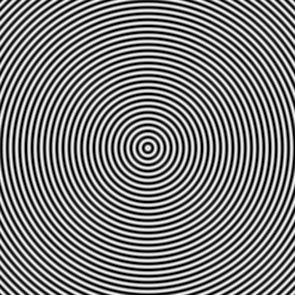 A compressed black and white ripple.